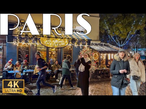 [🇫🇷Paris France 4K 120FPS Walking Tour] PARIS WINTER WALK 08/DECEMBER/2025
