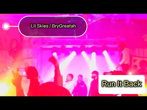 Lil Skies - Run It Back (feat. BryGreatah) (Live in York, PA) 3/27/2022