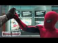 Spiderman Vs Falcon And The Winter Soldier Movie Scene In Hindi Captain America Civil War