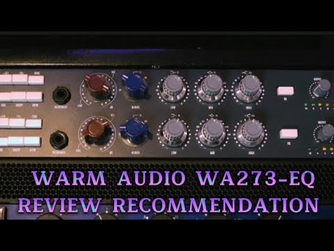 Warm Audio Šiltas garsas WA73-EQ - mikrofono pirminis stiprintuvas video