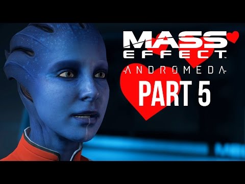 MASS EFFECT ANDROMEDA Walkthrough Part 5 - I KEEP FLIRTING (Female) Full Game