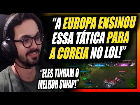 MYLON REAGINDO A UMA PARTIDA DE CAMPEONATO DA SEASON 3 DO LOL NA COREIA - MVP Ozone x CJ Entus Blaze