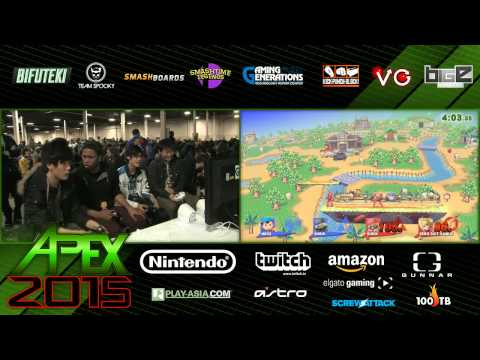 Apex 2015 - SSB4 Doubles - Top 32 - LoF Nakat + LoF False vs DtN Nietono + Choco