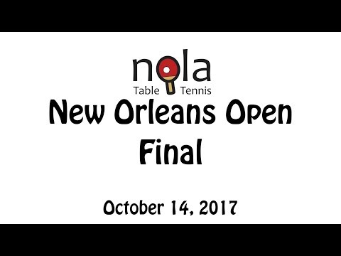 The final of 2017 New Orleans Open Table Tennis Tournament