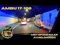 [INSIDE VIEW] Inside a Dutch Ambulance responding to Emergencies! - Rotterdam-Rijnmond Ambu 17-106