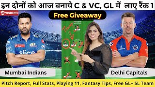 DC vs MI Dream11 Prediction | MI vs DC Dream11 Team | DC vs MI IPL 2023 16th T20 Match Prediction