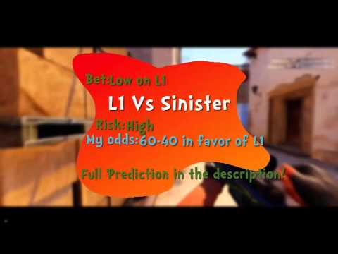 L1 Vs Sinister CS:GO Lounge Predictions 29-05-2015
