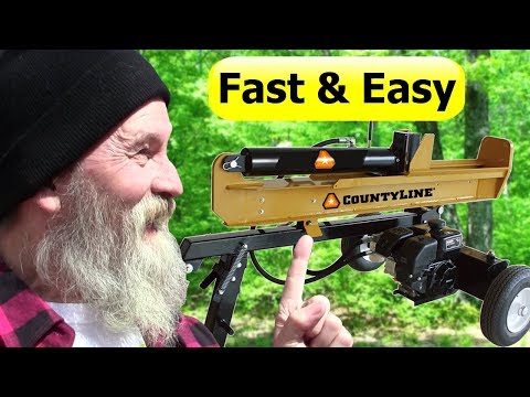 Firewood Log Splitter to be Self Sufficient - Live Life DIY