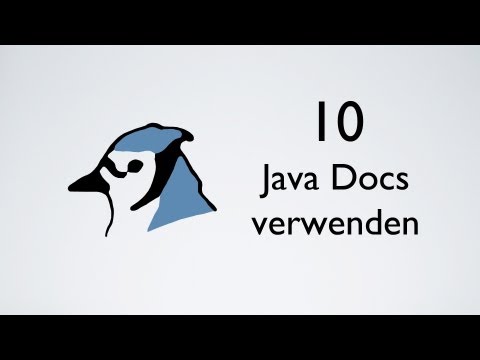 Einführung in Java mit BlueJ - Kapitel 10: Java Dokumentation verwenden