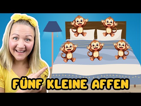 Fünf Kleine Affen - Kinderlieder mit Frau Collett