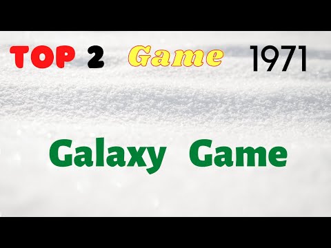 Galaxy Game review 1971 arcade