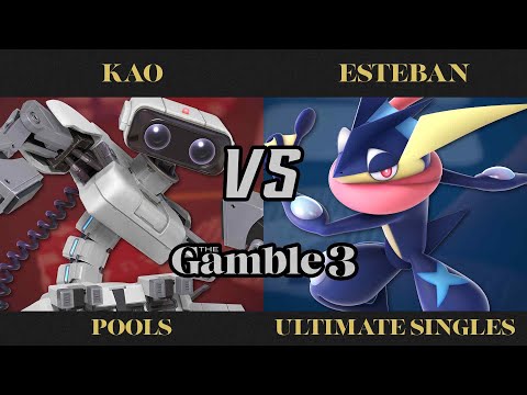 The Gamble 3 Pools - KAO (ROB) vs. Esteban (Greninja) - SSBU