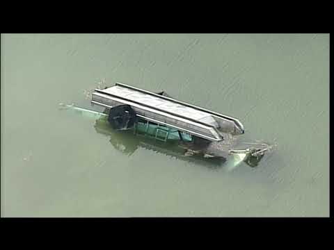 Man pinned under weed cutter in Wallace Lake