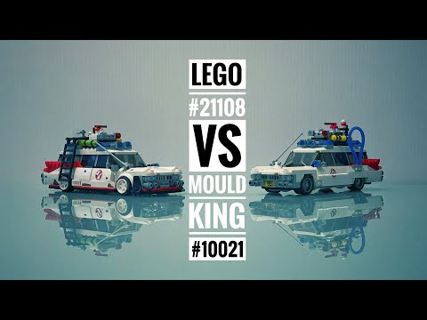 Lego #21108 Ghostbusters Ecto-1 (Replica) vs Mould King #10021 - Speed Build & Pictures