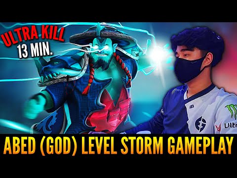 👉 When ABED Play One Of His Favorite Heroes Storm Spirit This Is Happening - ULTRA KILL On Min 13