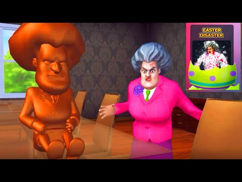 Scary Teacher 3D - New Update New Levels EASTER DISASTER CHAPTER Gameplay (Android,iOS)
