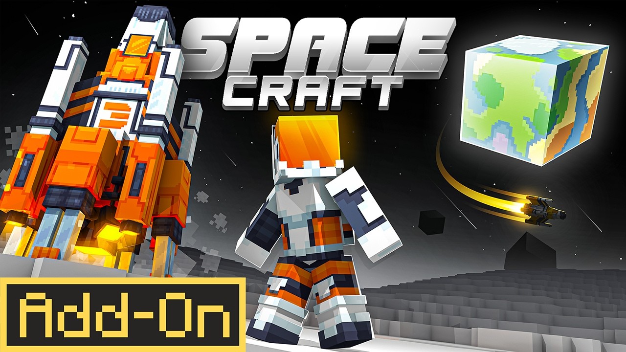 SPACECRAFT Addon – The Ultimate Space Adventure in Minecraft Bedrock!