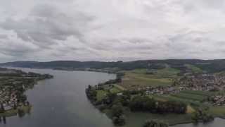 preview picture of video 'FPV Luftaufnahme über dem Bodensee zwischen Stein am Rhein und Öhningen'