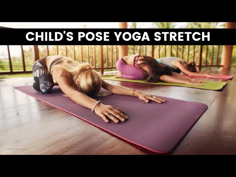 Easy Options for Child's Pose Yoga Stretch (Balasana) With Modifications