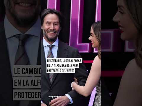 😍🥰 Keanu Reeves tuvo un tierno gesto con Ana de Armas en la premiere de 'Ballerina' #mileniosoft