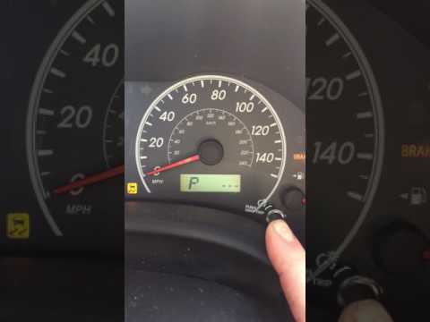 How to reset maintenance required light on 2013 Toyota Corolla