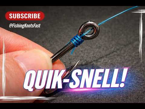 Quick and easy snell fishing knot