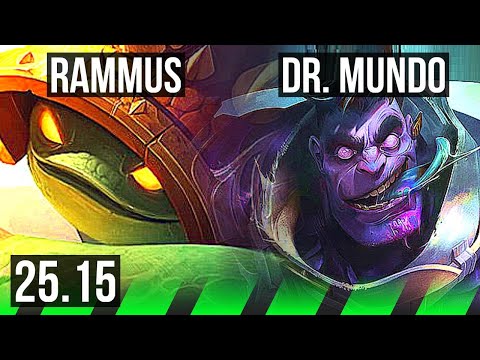RAMMUS vs DR. MUNDO (JGL) | KR Master | 25.15