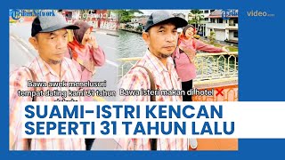 Romantisnya Suami Ajak Jalan Istri di Hari Jadi Pernikahan, Pergi ke Tempat Kencan 31 Tahun Lalu