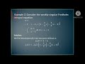 The Weakly Singular Fredholm Integral Equation