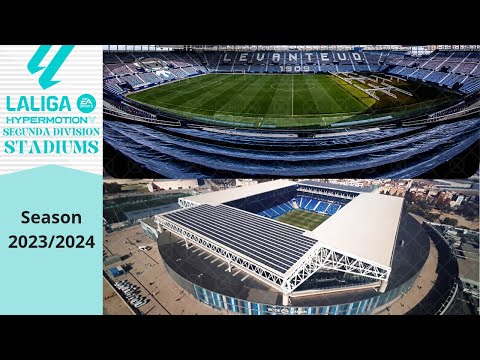 Stadion LaLiga 2 Spanyol (Segunda Division) Musim 2023/2024 (Spanish LaLiga 2 Stadiums)