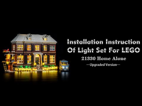 Installation Instruction Of Light Set For LEGO 21330 Home Alone.