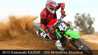 MotoUSA 2013 Kawasaki KX250F Motocross Shootout