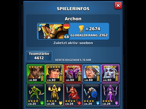 Empires and Puzzles German - Tips and Tricks - General Defense Setup (3*; 4*; 5*)