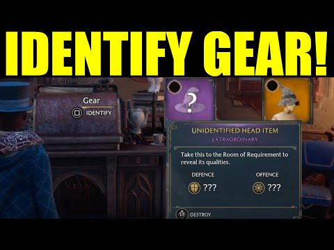 How to identify unidentified gear Hogwarts legacy (what to do with unidentified items)