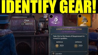 How to identify unidentified gear Hogwarts legacy (what to do with unidentified items)