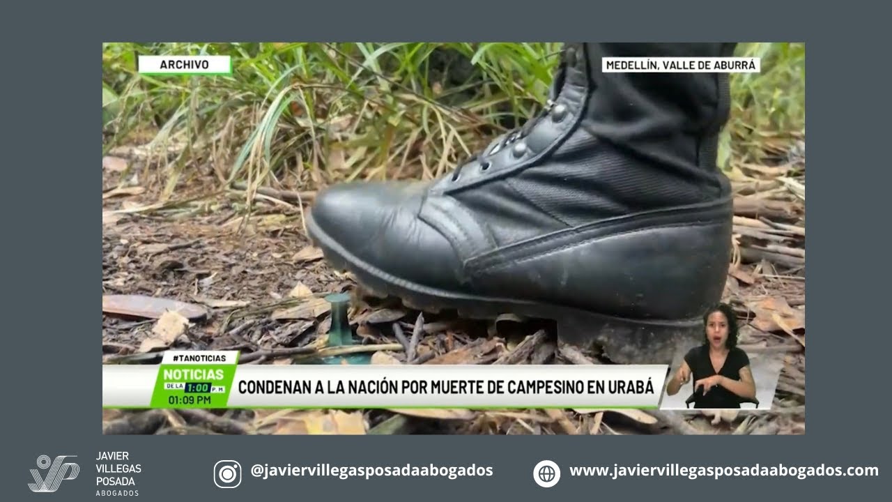 Condenan a la Nación por la muerte del campesino en Urabá