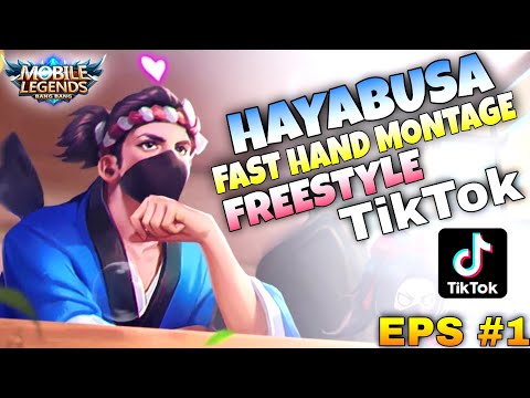 HAYABUSA MONTAGE FREESTYLE TIKTOK | HAYABUSA MONTAGE PERFECT SHADOW #1 - MLBB