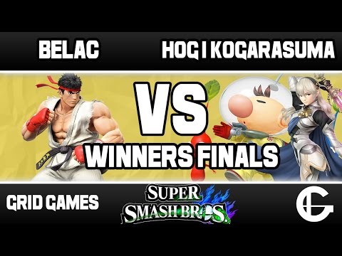 belaC (Ryu) VS HoG | Kogarasuma (Olimar/Corrin/Lucina) | Grid WiiU BiWeekly Winners Finals