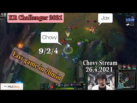 HLE Chovy Akali vs Jax Toplane in KR Challenger - Fast Combo . HLE Chovy Stream