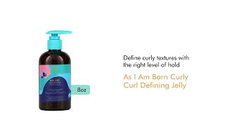 As I Am Born Curly Curl Defining Jelly - 8oz