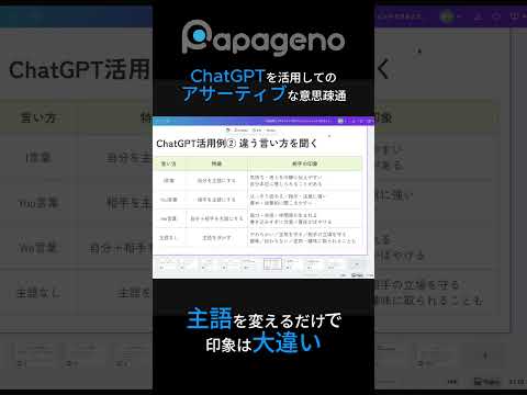 福祉計画学科 ChatGPTを活用して、アサーティブなコミュニケーション #shorts