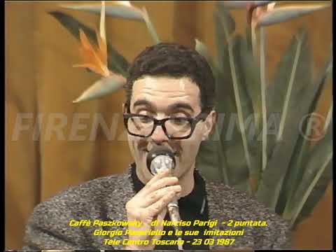 Caffè Paszkowsky. di Narciso Parigi - Giorgio Panariello in una serie di imitazioni - TCT - 1987