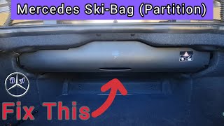 Fix Mercedes Convertible Partition (Ski-Bag) Easily...