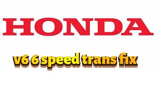Honda transmission judder fix