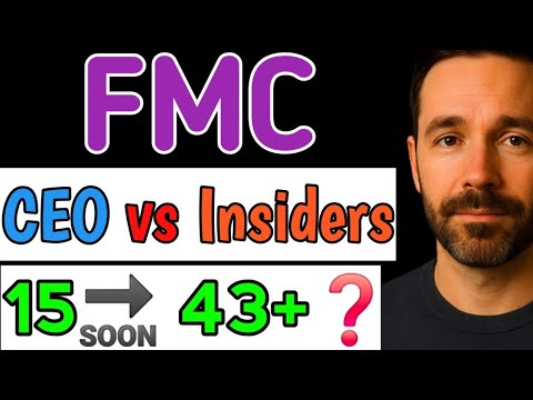 CEO Bought at $35...Insiders Now DUMPING at $15.​ Analysts Say $43. What's Going On? FMC STOCK 