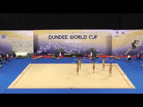 FIG RG Dundee World Cup 2015 - Israel - 6 clubs + 2 hoops