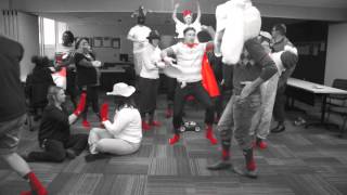 preview picture of video 'Harlem Shake - (University of Phoenix Kansas City Edition) Lucky Socks'