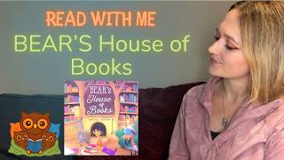 Read With Me: Bear's House of Books | Reading & Imagination Story Read Aloud (Ages 3–6)