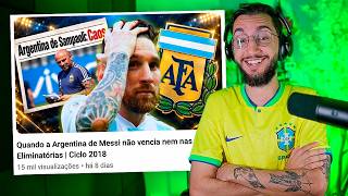Quando a Argentina era uma PIADA KKKKKK