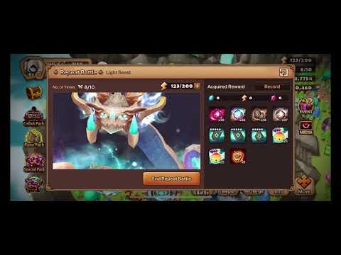 Summoners War - Light Beast (SSS Auto Team) - September 2020 (Main Account)